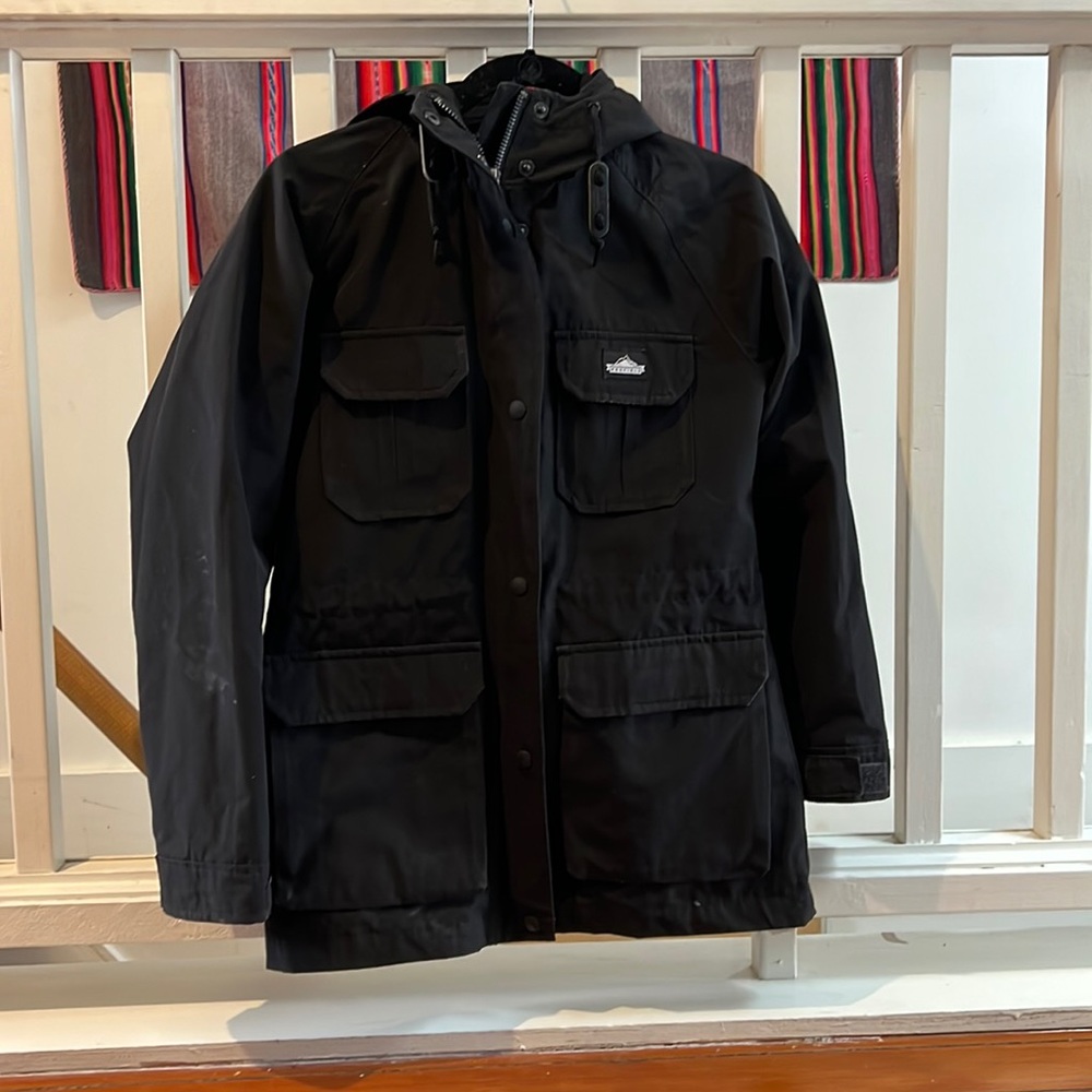 Penfield black womens trench coat